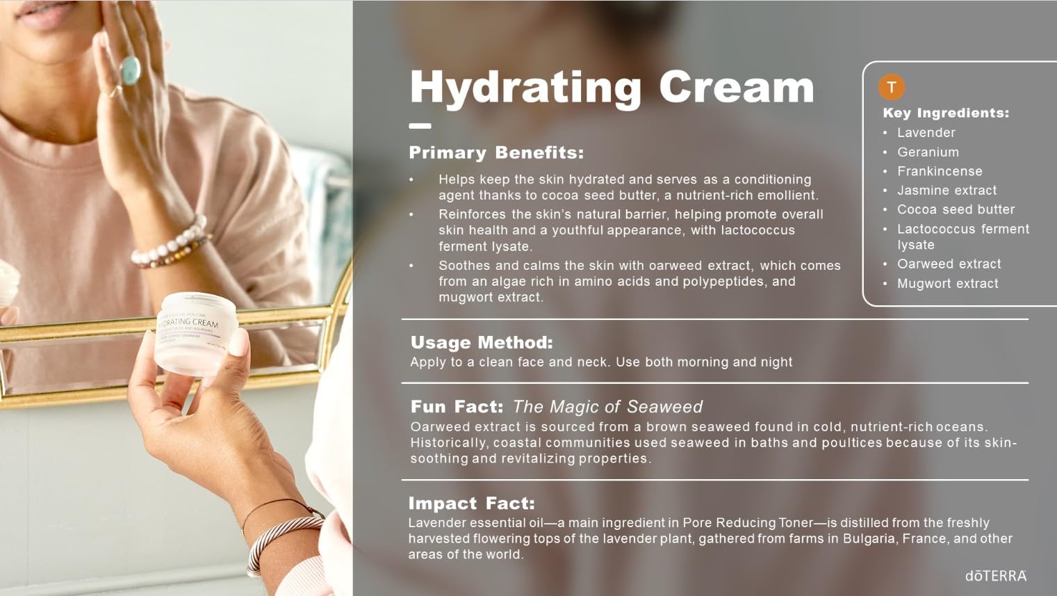 Amazon.com: doTERRA - Hydrating Cream - Essential Skin Care