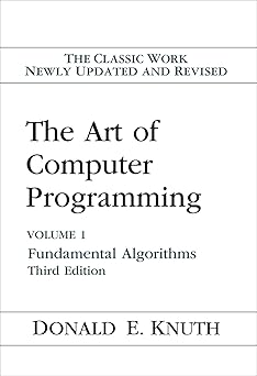 Portada libro The Art of Computer Programming: Fundamental Algorithms