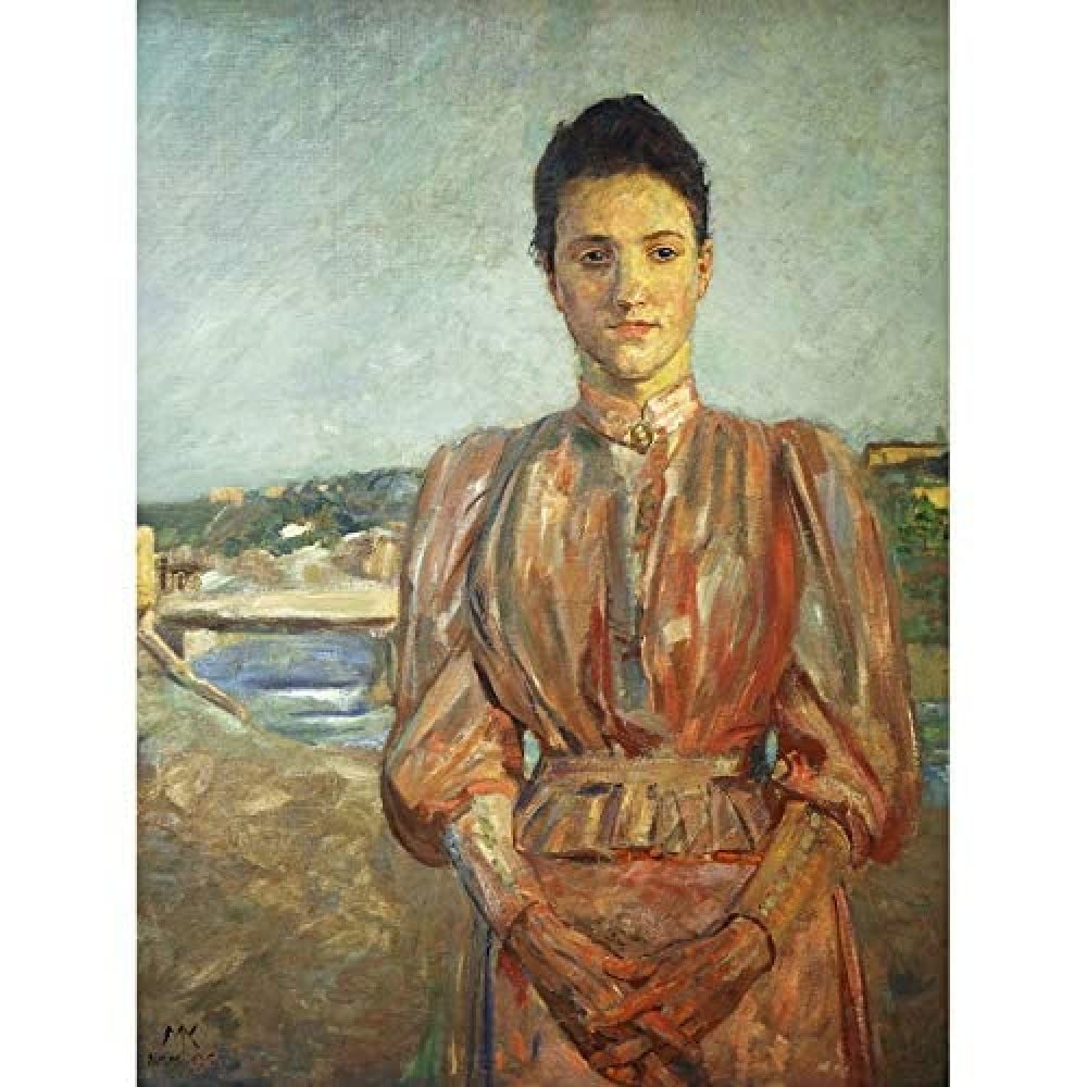 Artery8 Klinger Portrait Cornelia Paczka Painting Unframed Wall Art Print Poster Home Decor Premium