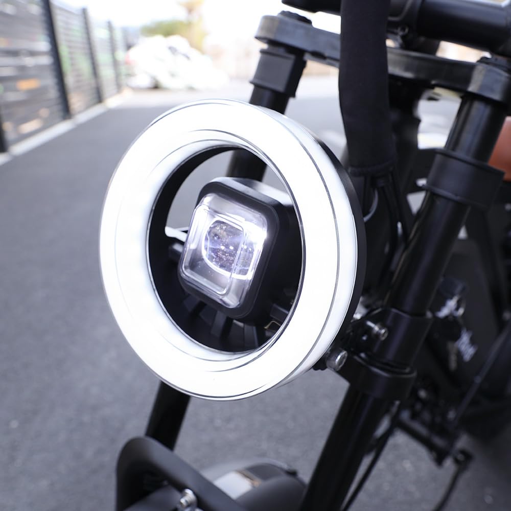 Générique CB4 Vélo Électrique Fat Bike 16 Pouces pour Adulte, Batterie 48V 10,4Ah, Moteur 250W, Double Suspension, Pneus 16×4.0", Selle Biplace, Écran LCD, Freins à Disque, Autonomie 50KM