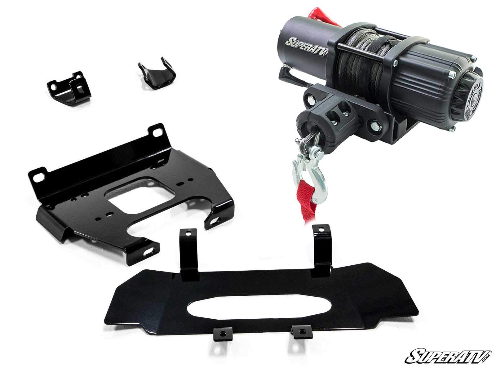 Buy SuperATV Black Ops 3500 LB Winch with Winch ing Plate for 2019
