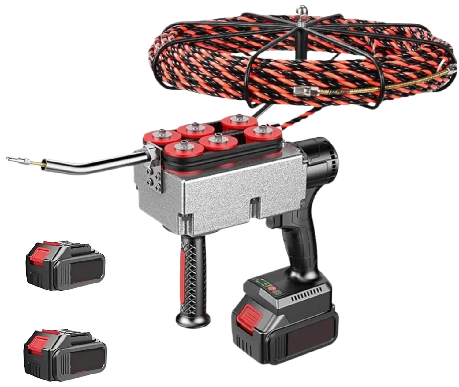 Machine de filetage de fil 21V de haute précision avec tire-fil automatique 30m