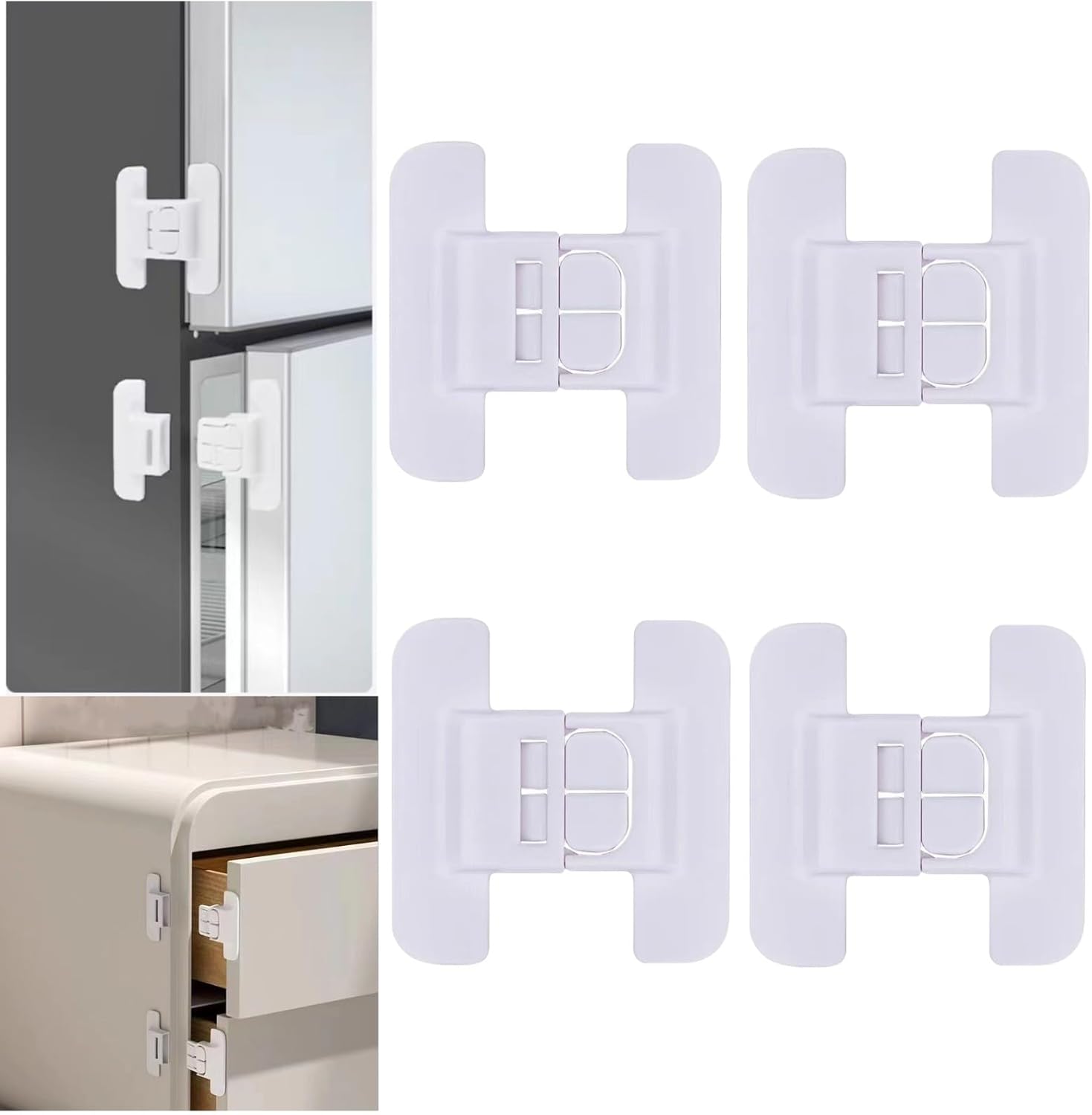 SETOLGH Fridge Lock,Refrigerator Lock for