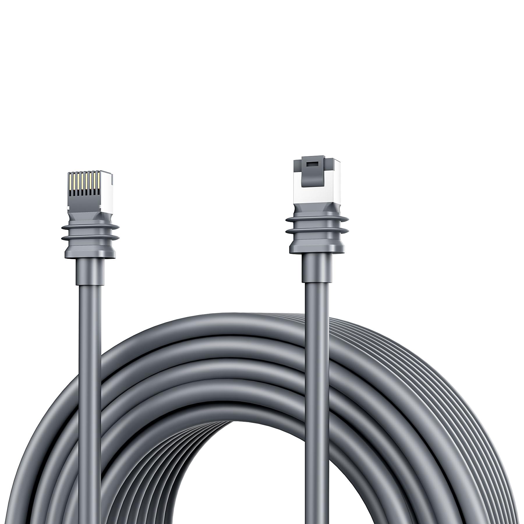 lohepon Starlink Gen 3 Cable, 75FT/23M Satellite Replacement Standard V3 Cable for Starlink Rectangular Satellite Gen 3 Starlink Cable Extension Starlink Accessories Waterproof - Gray