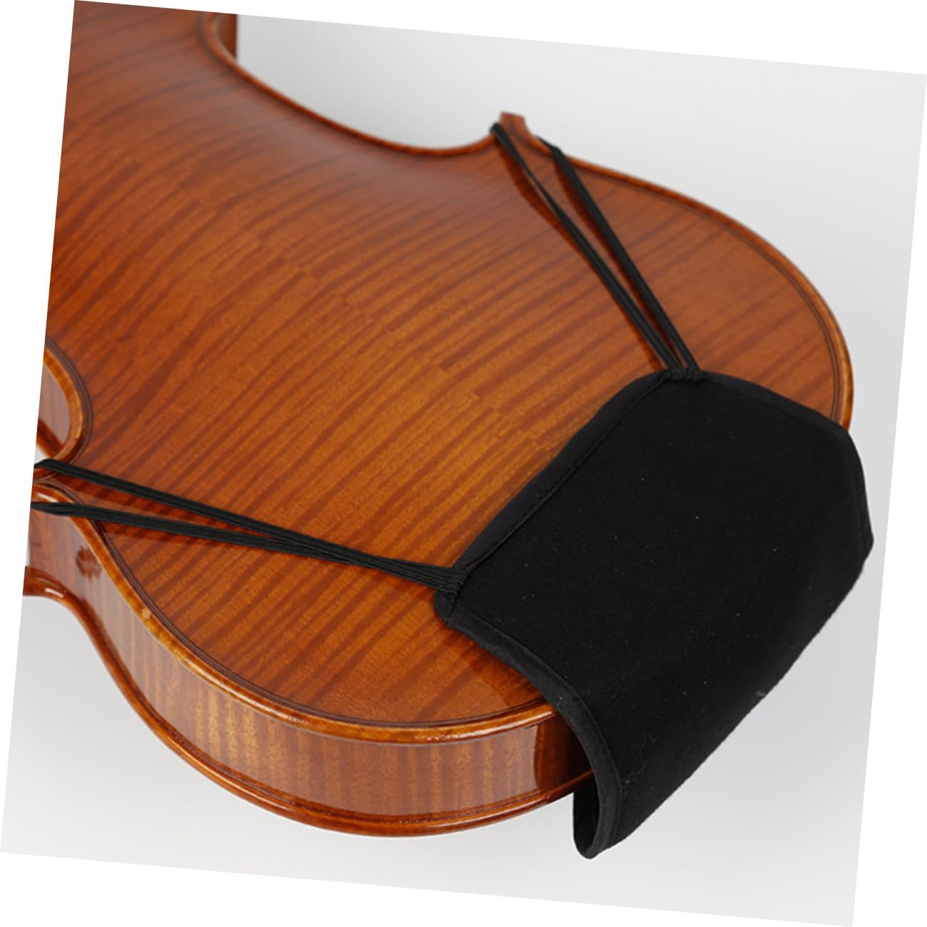Veemoon Almohadilla para Mentonera de Violín Transpirable, Cojín de Barbilla Negro Multifunción, Accesorio Cómodo para Práctica y Rendimiento Musical Estilo Varios estilos