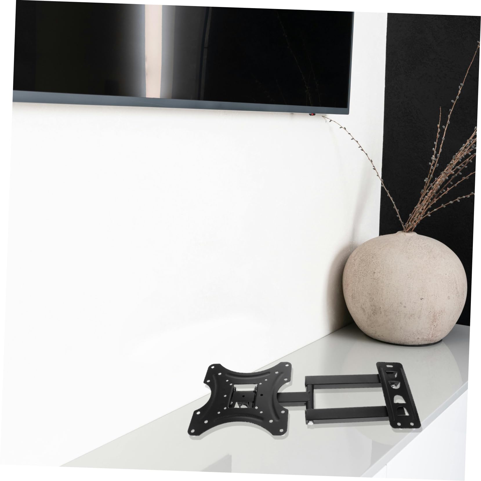 ULTECHNOVO Soporte de Pared para TV 17-42 Pulgadas, Metal Negro