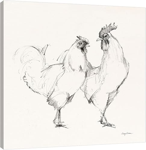 Jaxson Rea Avery Tillmon, lienzo envuelto en galería "Life at Home I Vintage Cream", 30.0 x 30.0 in