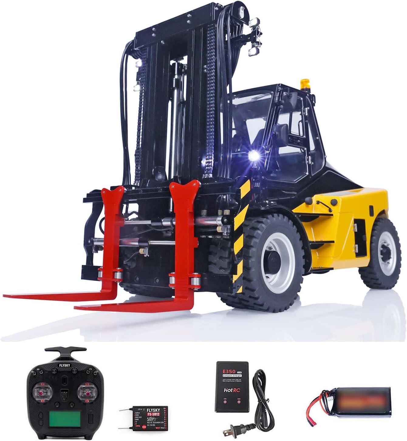 TOUCAN RC HOBBY 1/14 Aoue-LD160S RC Hydraulic Fork Lift LESU RTR Remote Control Car Metal Trucks