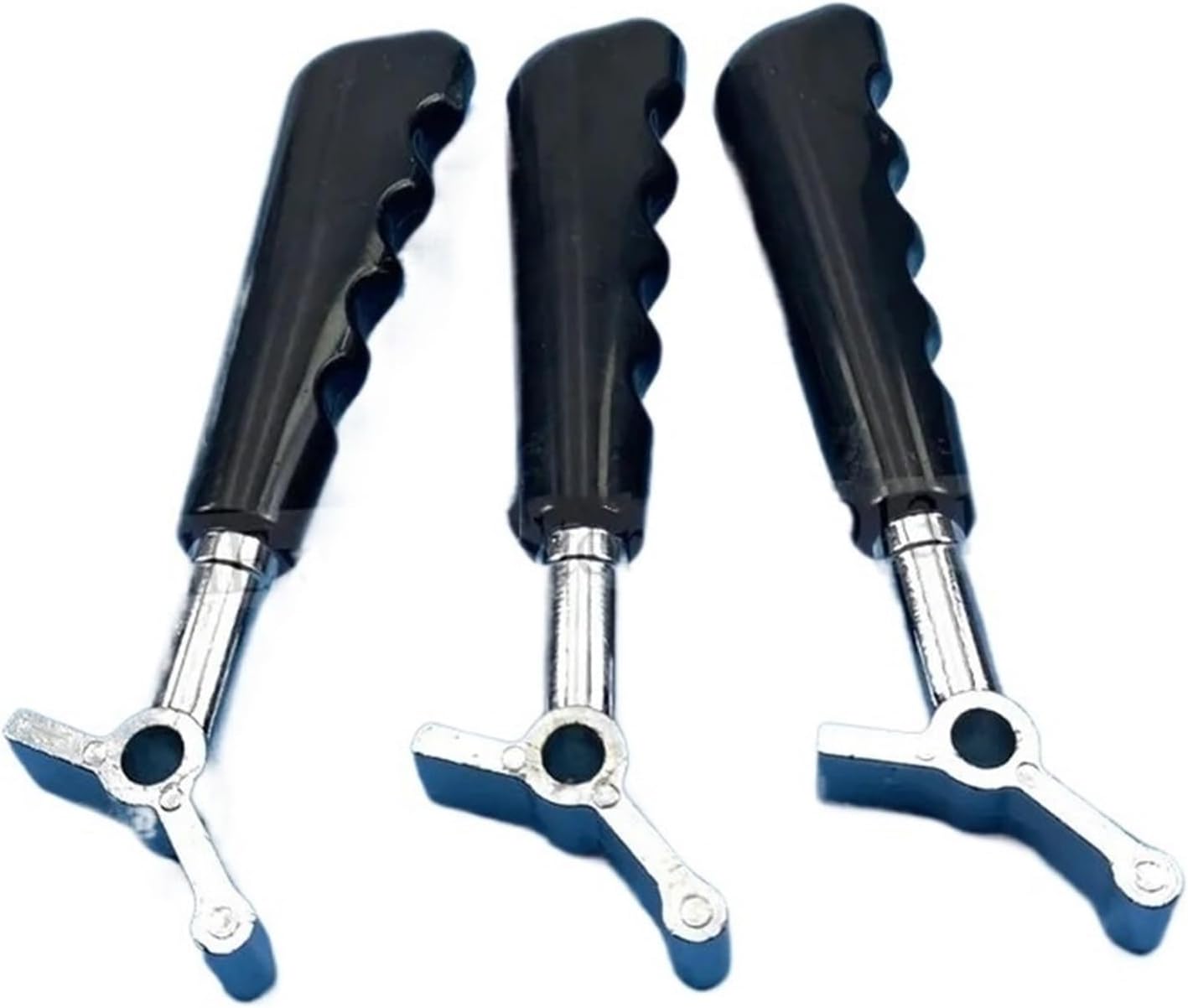 Kitchen Appliance Accessories Three Handle Levers Accessories Hand Grips Fittings,Compatible for BQL-818 Soft Ice Cream Machines Replacements Black Spare Parts
