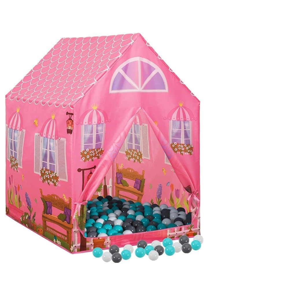 Mangloder - Tienda de campaña infantil con 250 bolas rosa, 69 x 94 x 104 cm, para interior y exterior, habitación infantil, jardín, camping, con bolsa de transporte, escalada, gateo, juego de rol