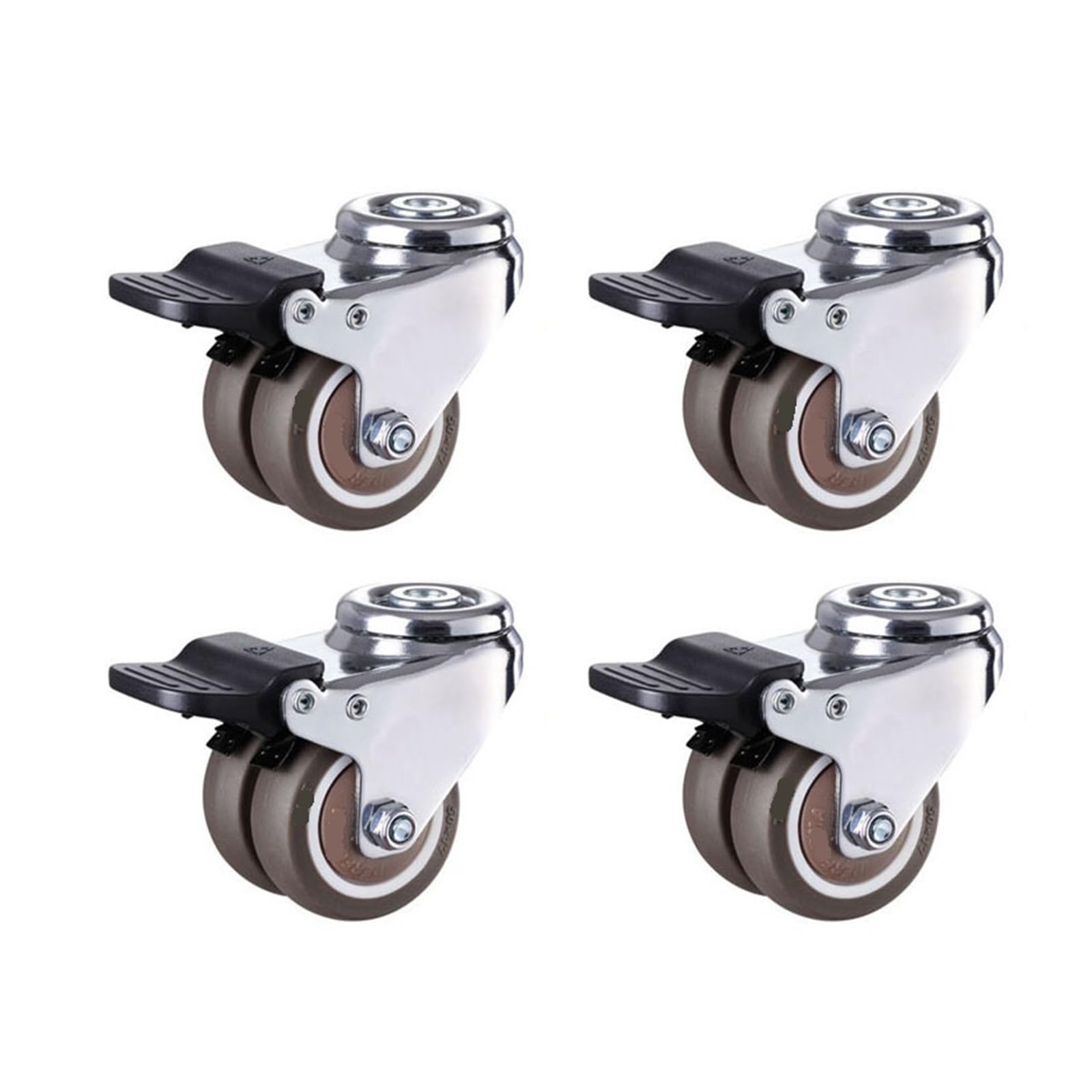 Roulettes pour meubles de machines industrielles lot de 4 pour atelier
