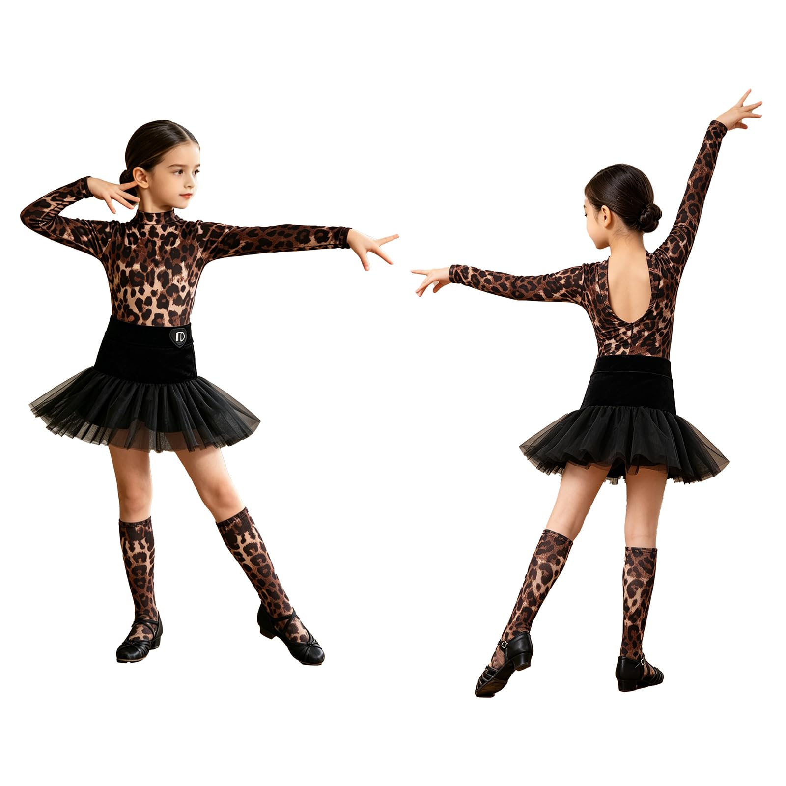 Unitard léopard de danse et ballet pour filles CHICTRY - 8