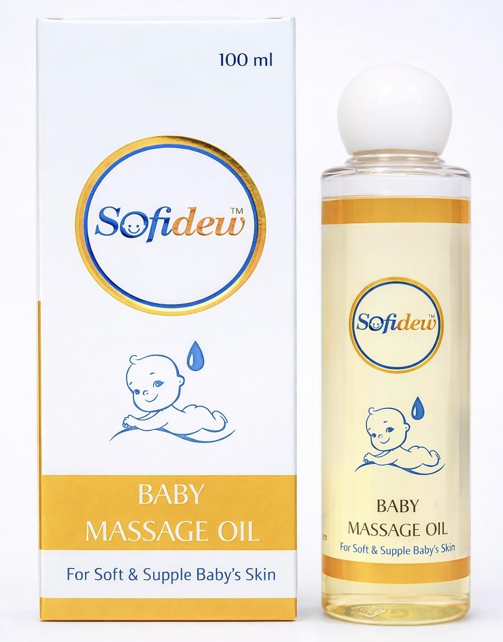 SOFIDEW Baby Massage Oil for Soft & Supple Skin | Gentle Daily Nourishing Oil 100ml-image-45