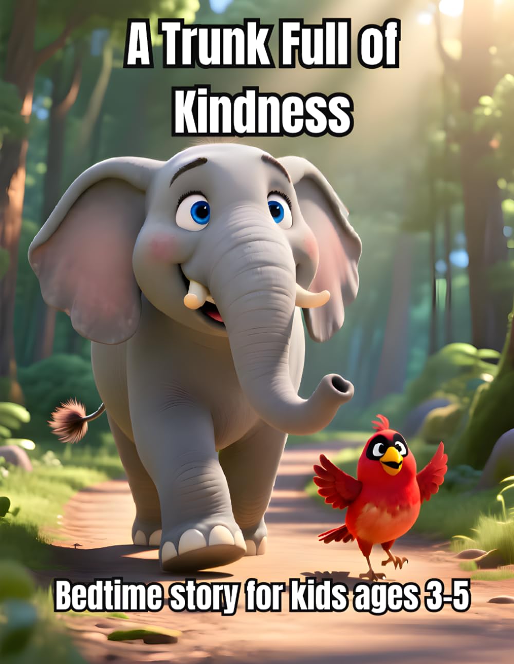 A Trunk Full of Kindness - Bedtime story for kids ages 3-5: A Heartwarming Elephant Story About Friendship, Kindness, and Helping Others
