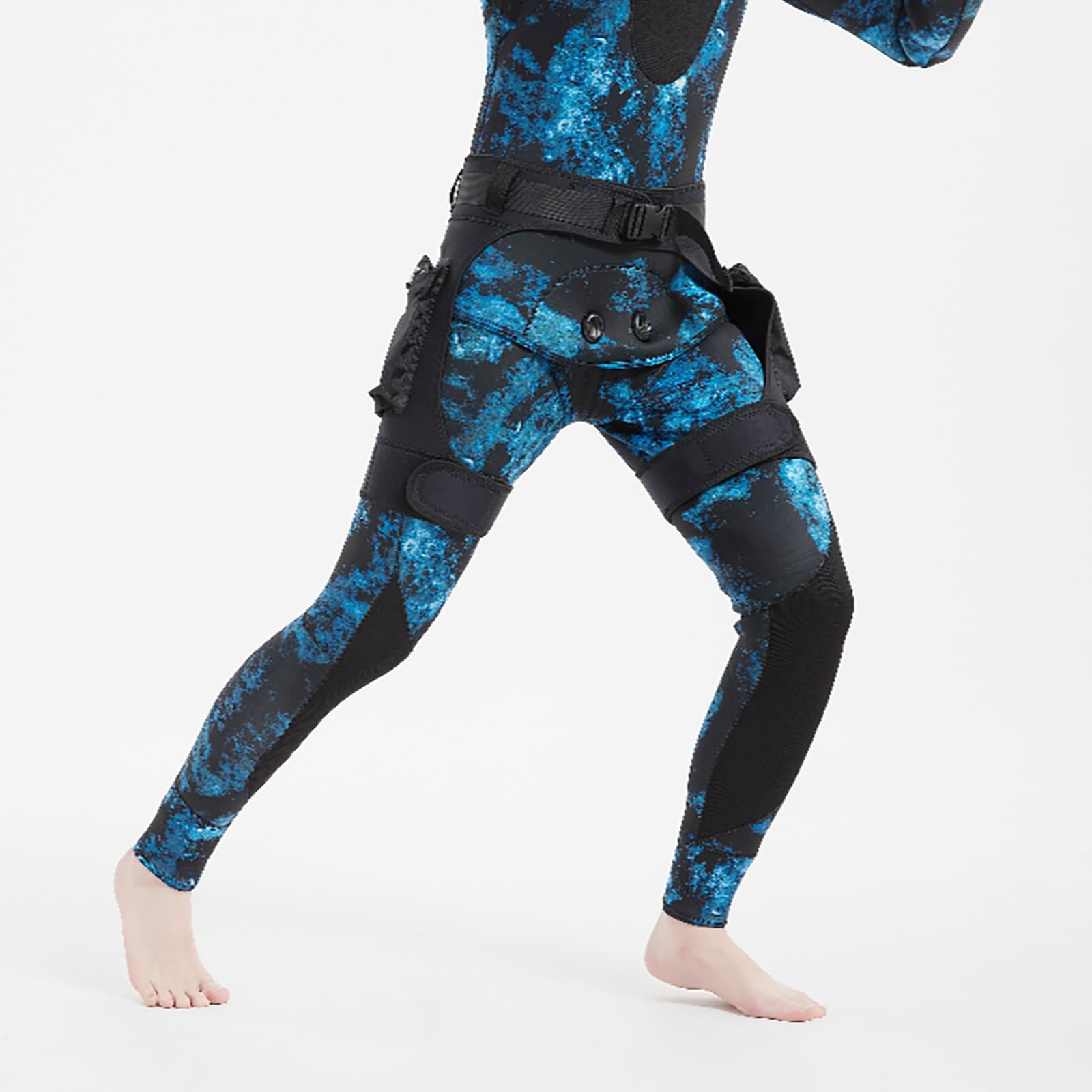 Muta da uomo e da donna in neoprene, pantaloncini da immersione tecnici, pantaloncini da immersione, pantaloncini elasticizzati con tasche ad anello D Short rilascio rapido fibbia cintura