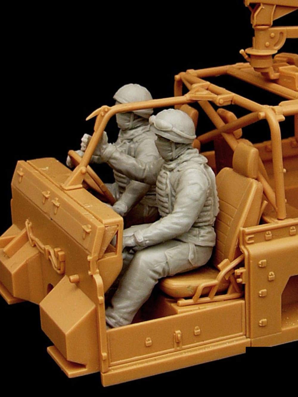 Figurines de soldats britanniques 1/35 en résine non peinte pour diorama historique de la défense