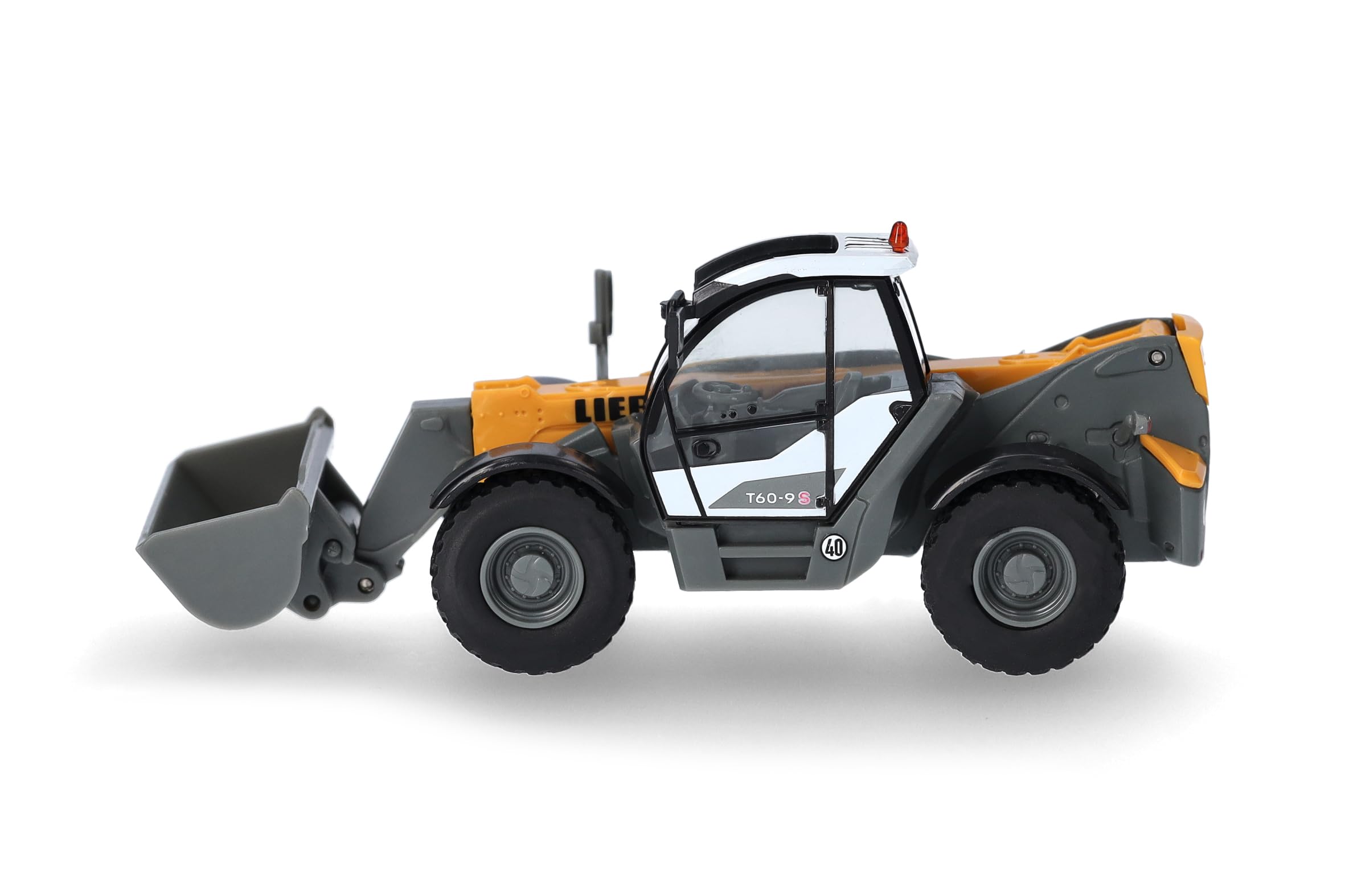 Herpa LKW Modell Liebherr Teleskoplader T60-9S Liebherr, Miniatur im Maßstab 1:87, Sammlerstück, Made in Germany, Kunststoff