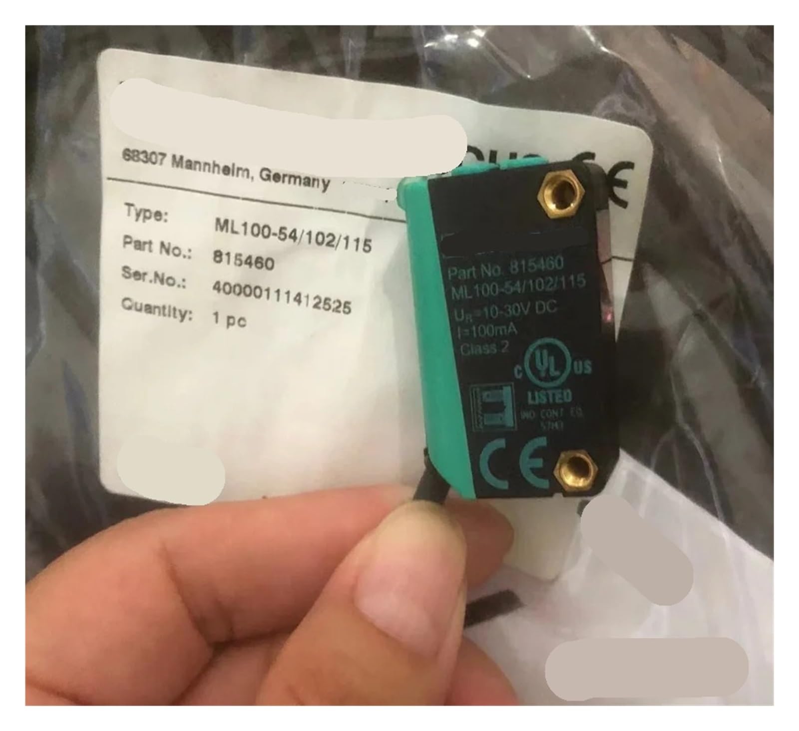 TYEXCZARF ML100-54/102/115 815460 ML100-54 Sensor/Proximity Switch