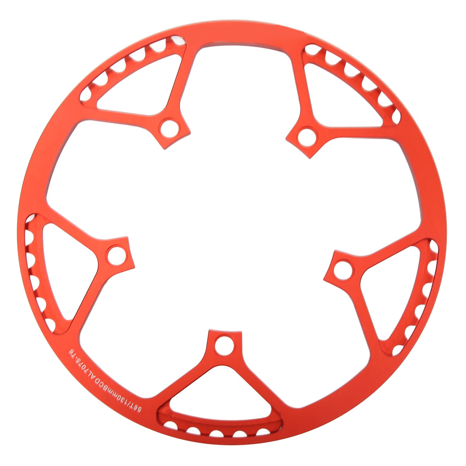 Chainring 56T 130BCD Red Aluminum Alloy Lightweight for Folding
