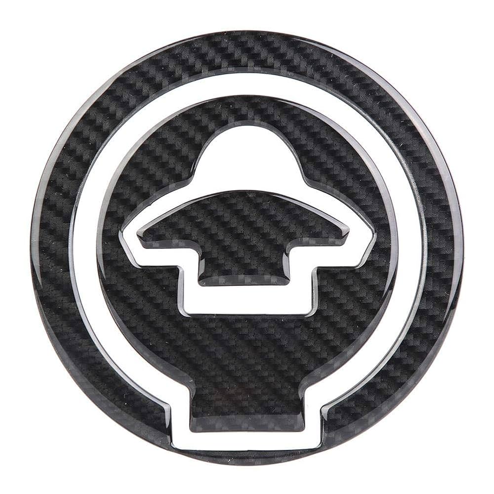 Carbon Fiber Car Decoration Badge Sticker Fuel Tank Protective Sticker