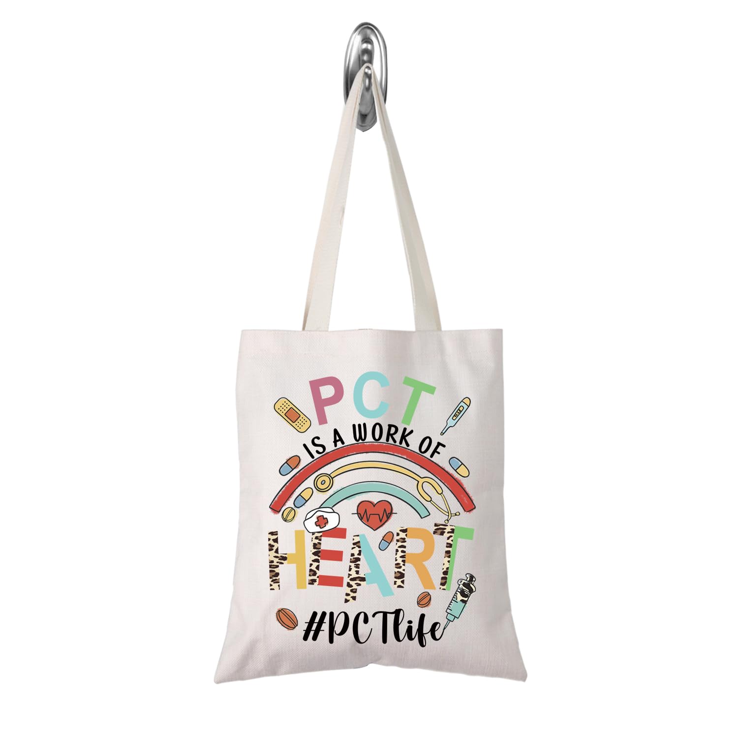 Patent Cooperation Treaty Gift Pct Is A Work Of Heart Pct Life Tote Bag PCT Gift For Coworker (HEART PCTLIFE tote)