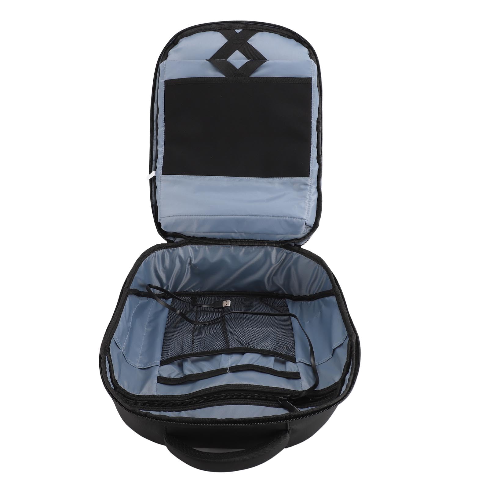Asixxsix Plecak LED z Programowalnym Ekranem, Oxford Cloth Water Water Proof Kolorowy Ekran LED Plecak, Plecak na Wyświetlacz Mody USB do Dojazdów do Pracy, Podróży, Jazdy na Rowerze