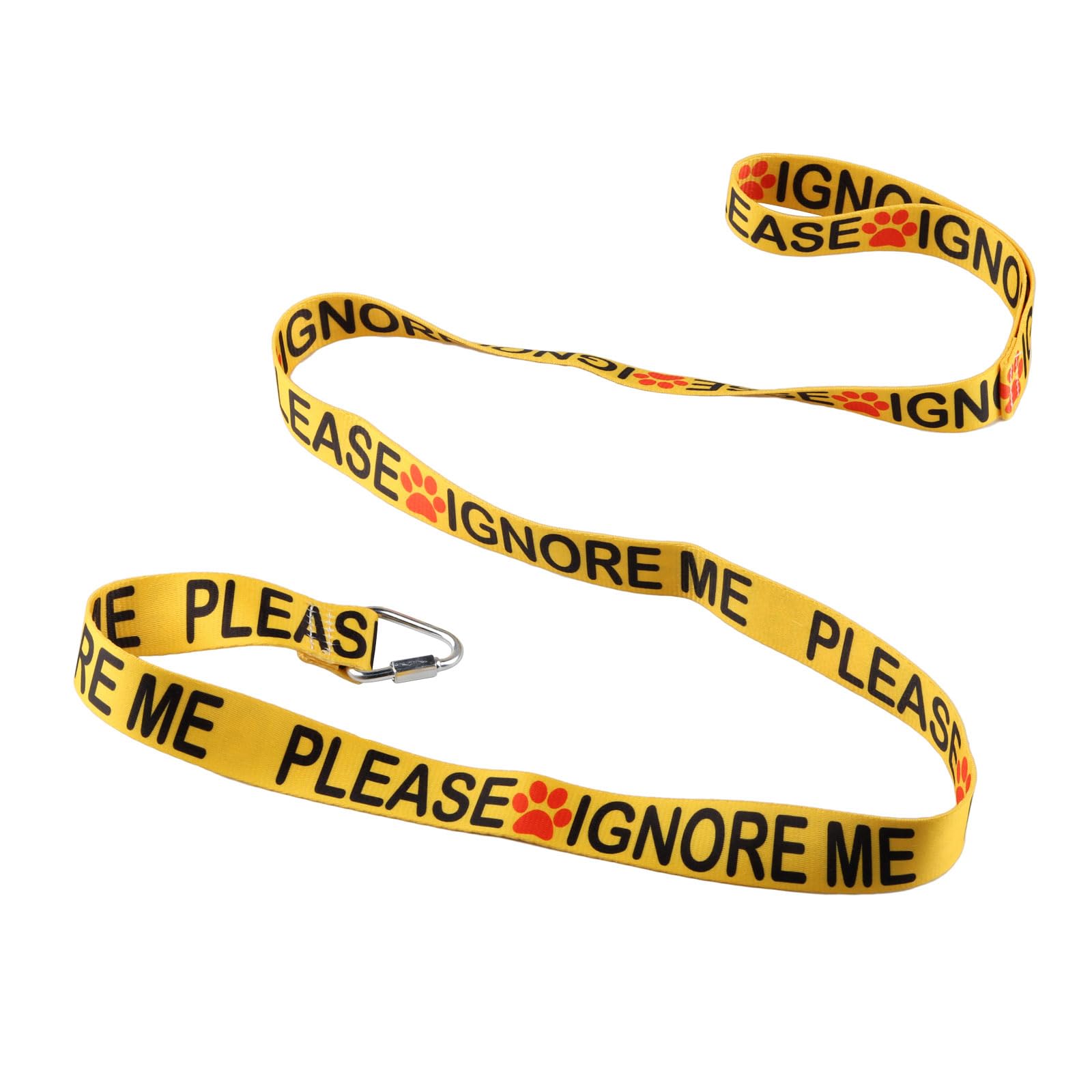 Funny Dog Leash Please Ignore Me Dog Leash Walking Training Dog Leashes Dog Owner Pet Lover Gift (Please Ignore Me-YE)