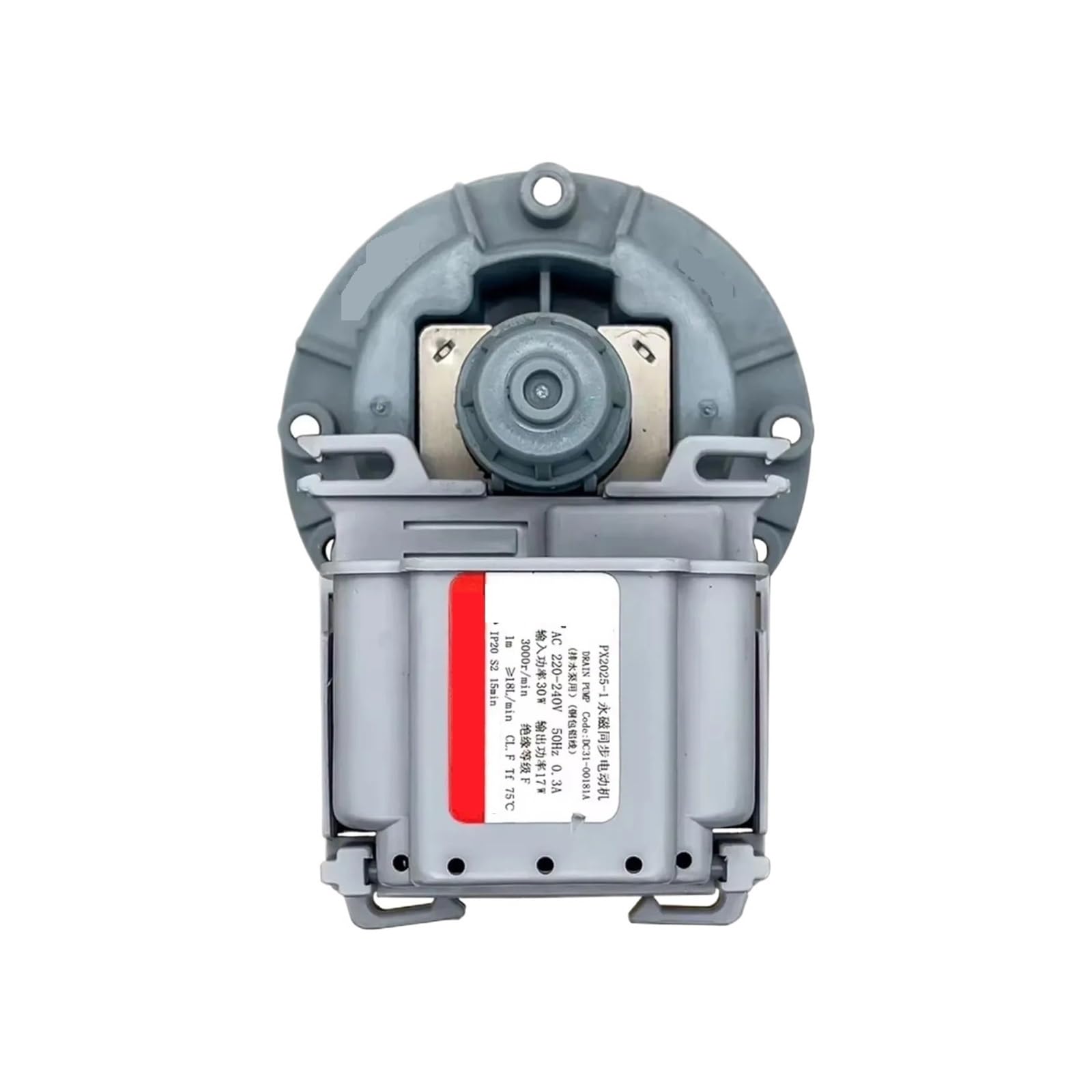 PX2025-1 DC31-00181A 220-240V 50Hz 30W 3000r/min Washer Drainage Parts,Compatible for Samsung, Washing Machine Drain Pump Motor