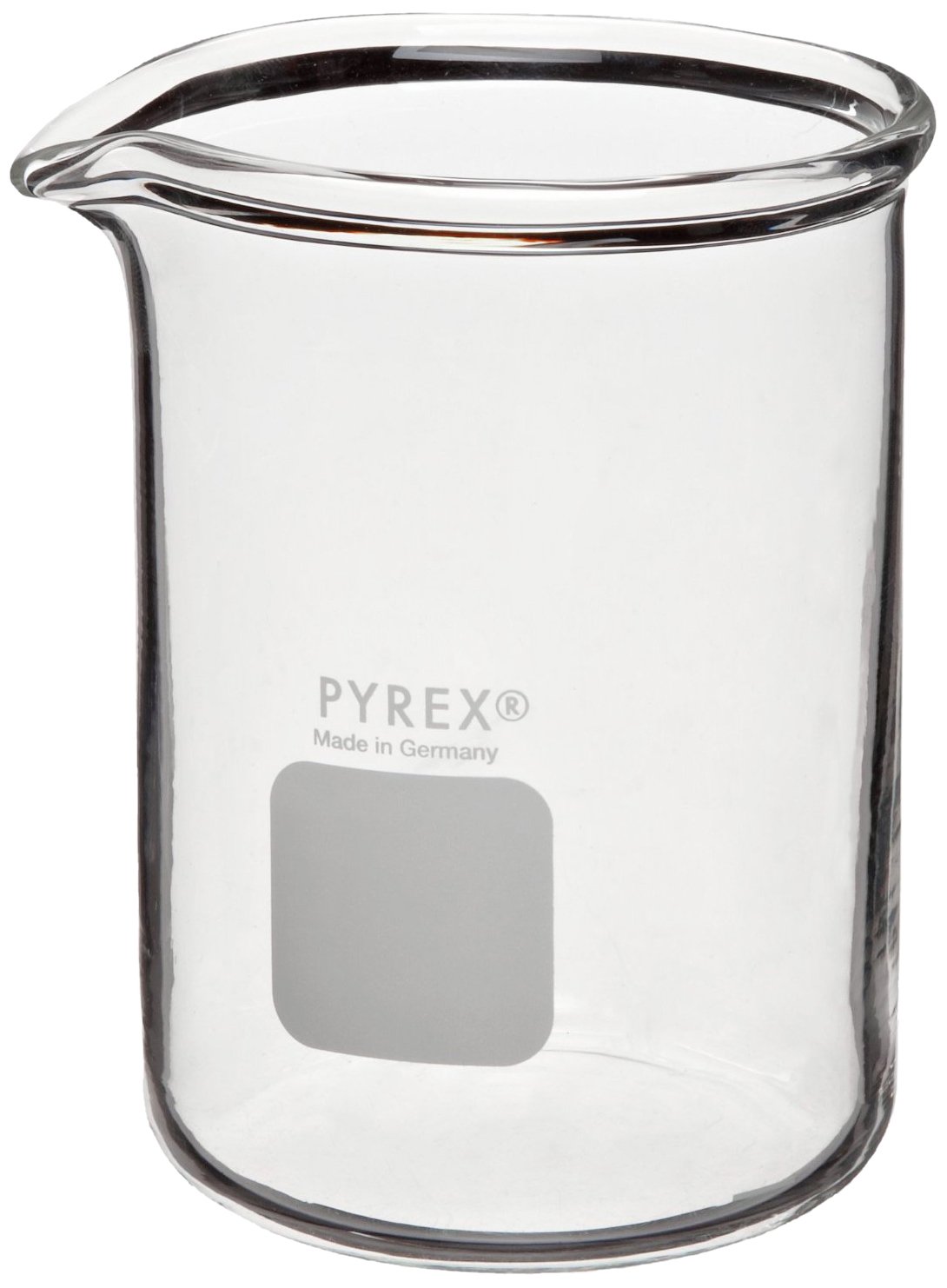 Corning 1003 – 1L in vetro Pyrex, 1 l, forma resistente Griffin Becher, 50 ml Graduation Interval con doppia scala (confezione da 6)