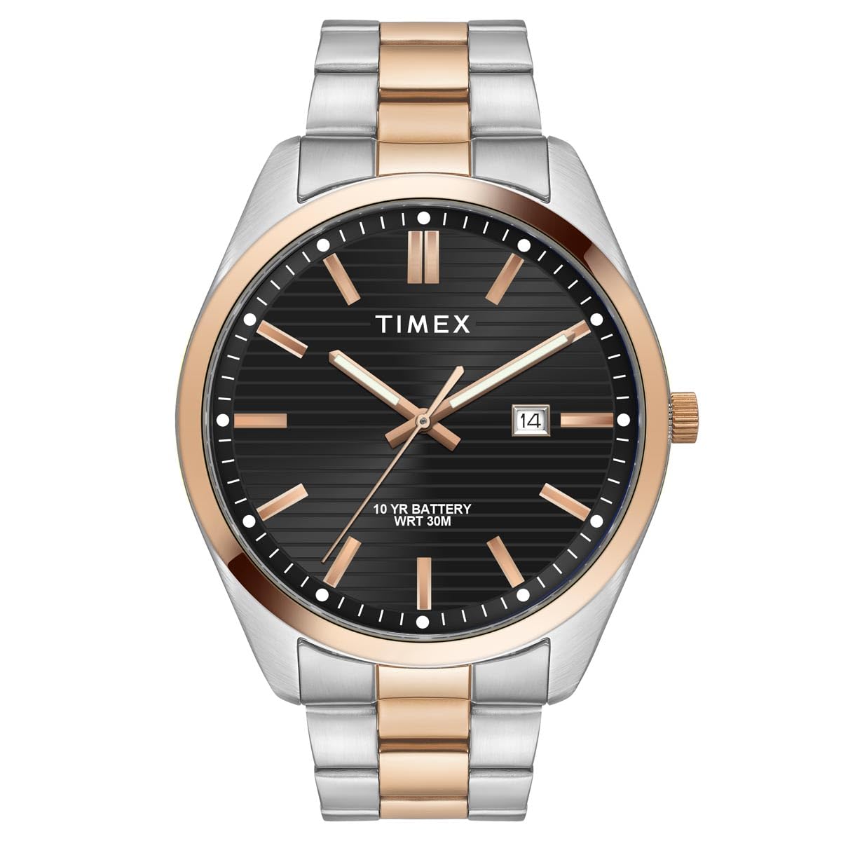 TIMEX Men Stainless Steel Black Round Analog Dial Watch- Twtg10410, Band Color-Multicolor (B0CQRPNMWX) Amazon Price History, Amazon Price Tracker