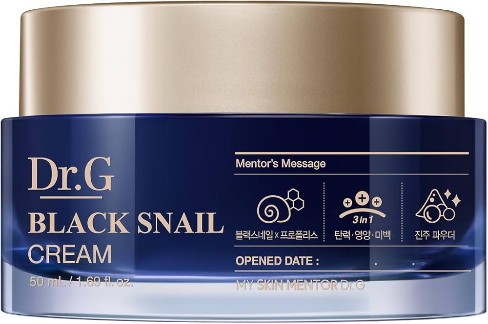 Dr.G BLACK SNAIL CREAM 50ml ×6 cotton labo] dr.g black snail cream : Amazon.ca: Beauty