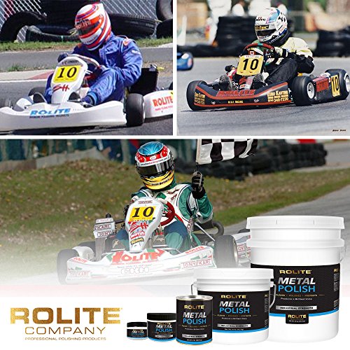 Rolite - RMP2# Metal Polish Paste - Industrial Strength Scratch Remover and Cleaner, Polishing Cream for Aluminum, Chrome, Stainless Steel and Other Metals, Non-Toxic Formula, 2 Pounds, 1 Pack