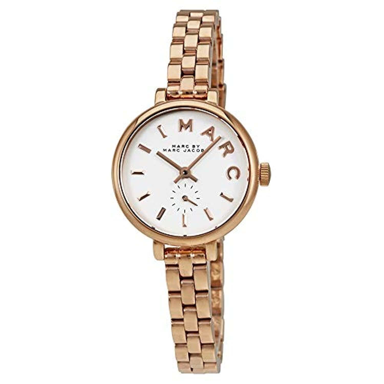 Marc By Marc Jacobs Sally Women'S Rose Gold Dial Stainless Steel Band Watch - Mbm8643,