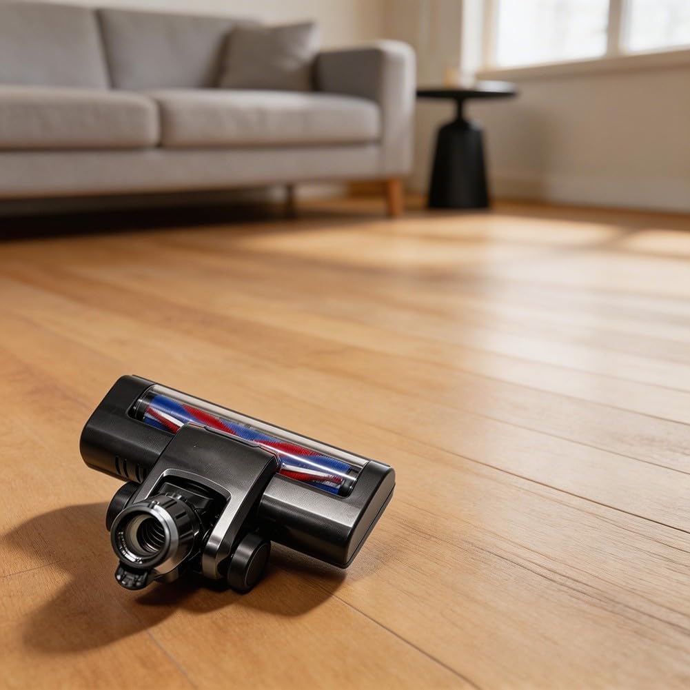 Cepillo de suelo motorizado de alta potencia para Vactidy para aspiradora Blitz V8 con tecnología anti envoltura para eliminar el pelo de mascotas de alfombras y superficies duras