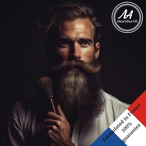Miniatura 6 de MASSALIYA ACEITE DE BARBA.Hecho en Francia. Crecimiento de barba, bigote y cabello.Cuidado de la piel, hidratación, protección.Argán, Jojoba, aceite