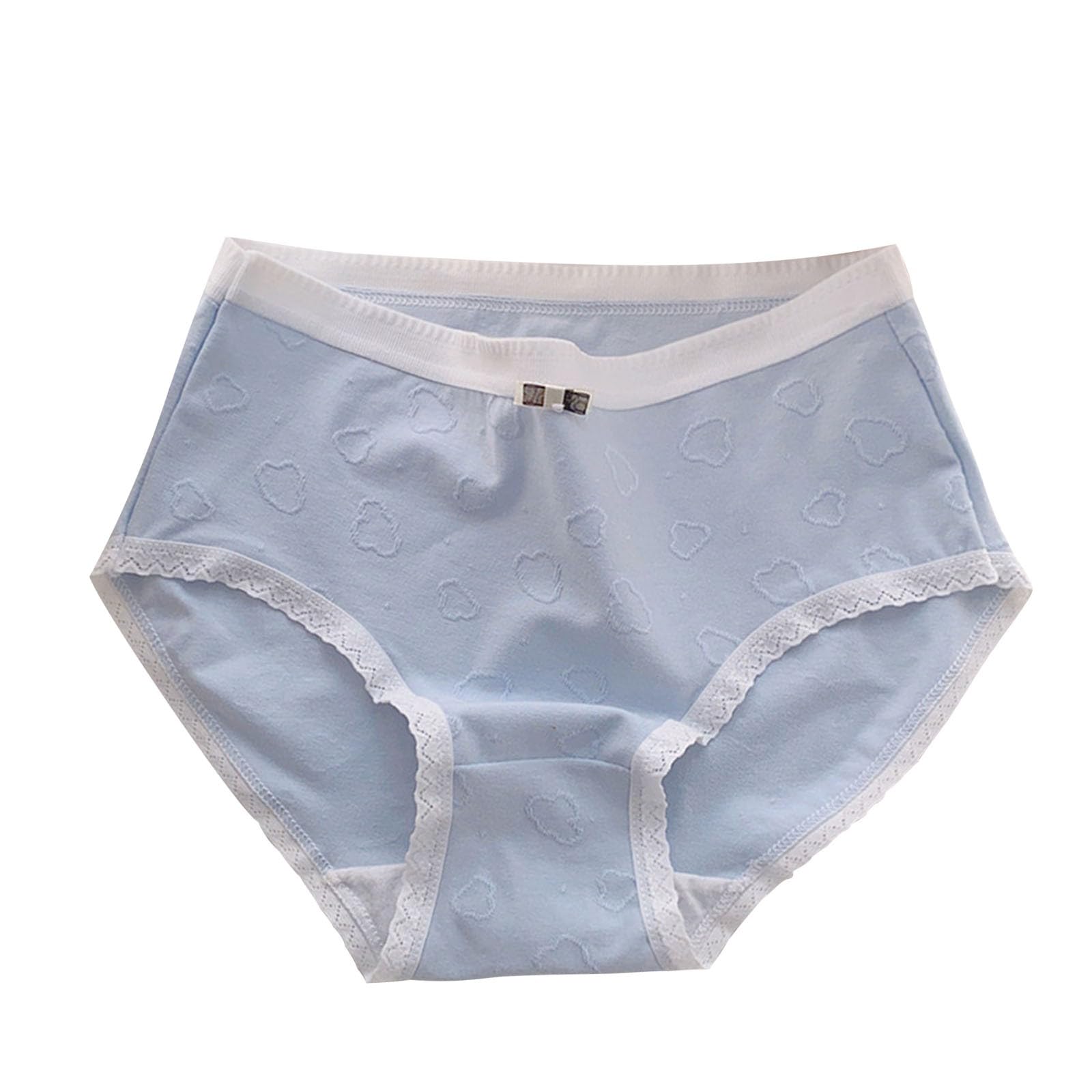 3-15 Girls Student Underwear Girls Daily Underwear Breathable Mid Waist Student Full Crotch Pants