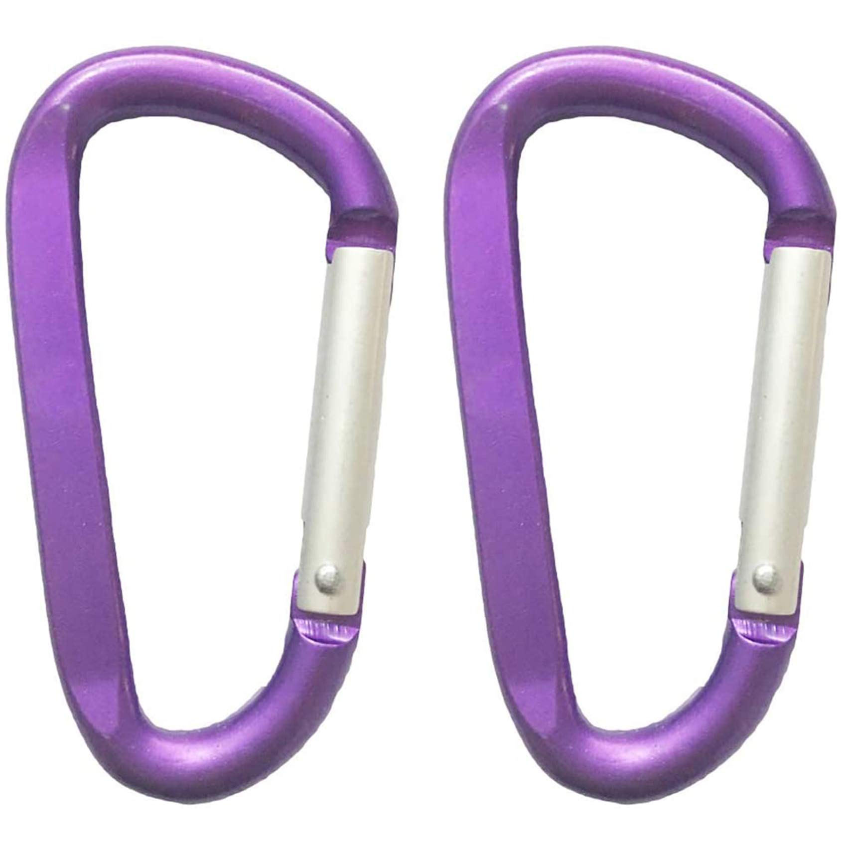 'LESHIRY Large Carabiners Keychain 3'' Aluminum D Shape Premium Durable D-Ring Carabiner Clip Hook Camping Accessories Snap Link Key Chain Durable Improved Design'
