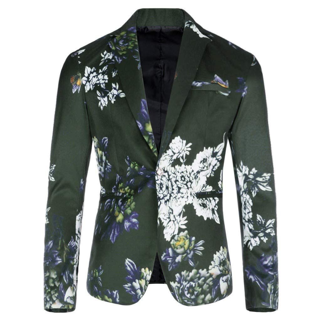 SRZYMJ Sakko Herren Modern Fashion Blazer Business Sakko Slim Fit Hochzeit Jackett Sportlich Freizeit Blazer Regular Fit Anzugjacken Mode Anzugjacke Festliche Smokings Anzugweste Für Herren