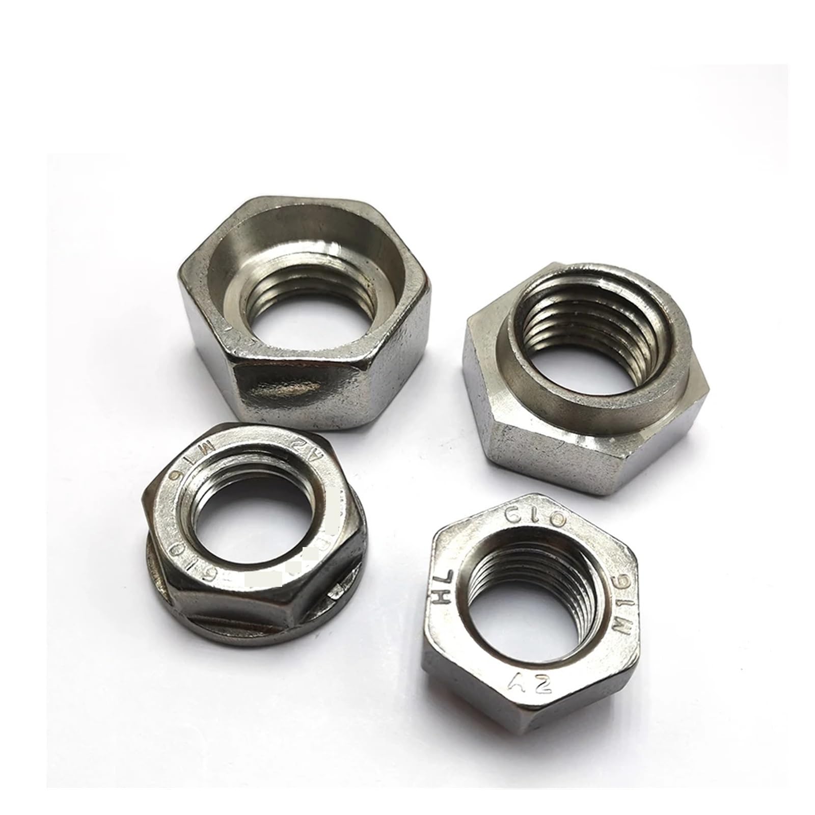 Tuerca autoblocante de acero inoxidable 304, sujetadores de bloqueo de rosca, (Size : M24-1 piece)