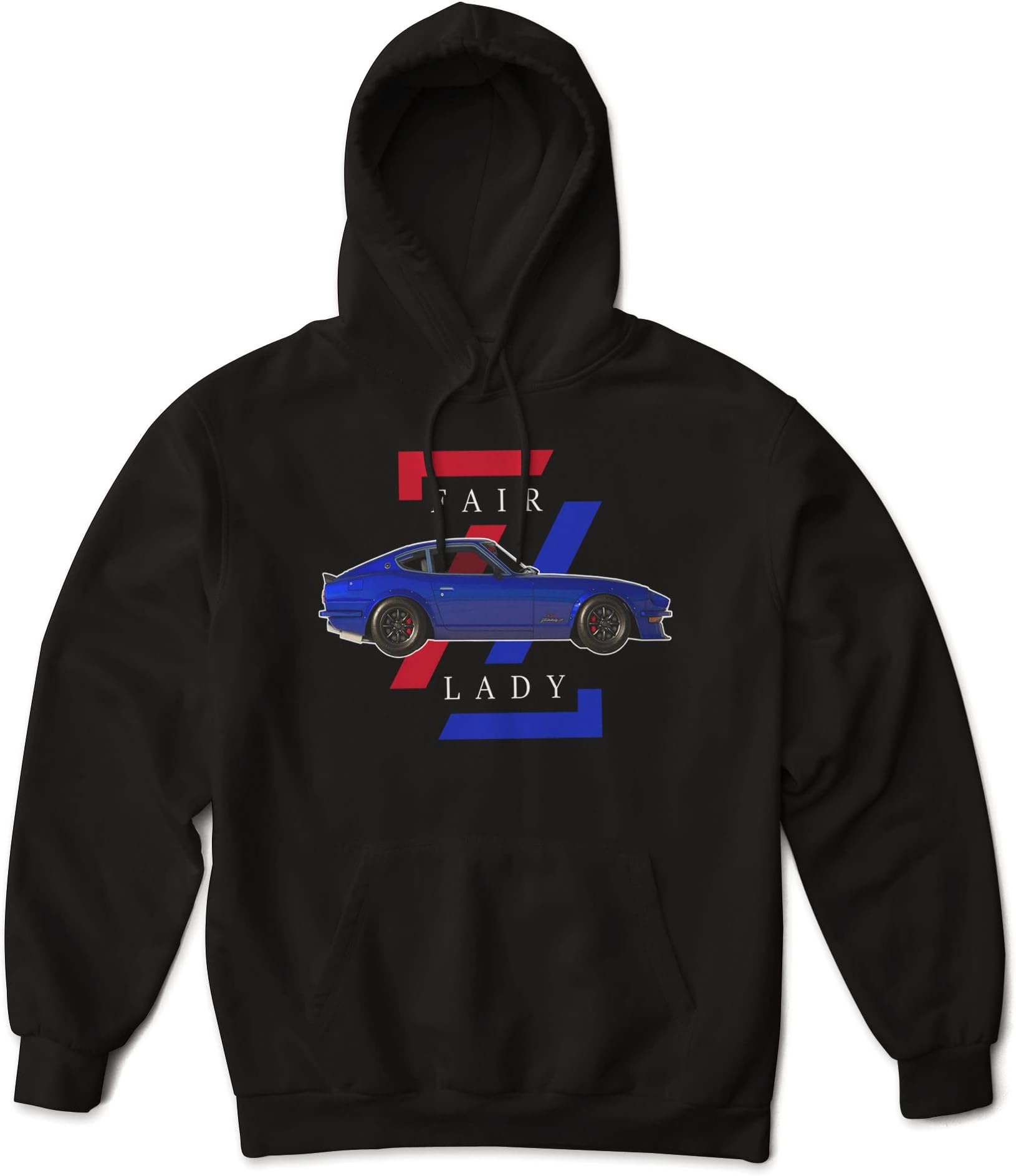 Calibear Prints Datsun Fairlady Z 240z JDM Classic Car Graphic Art Pullover Hoodie Sweatshirts