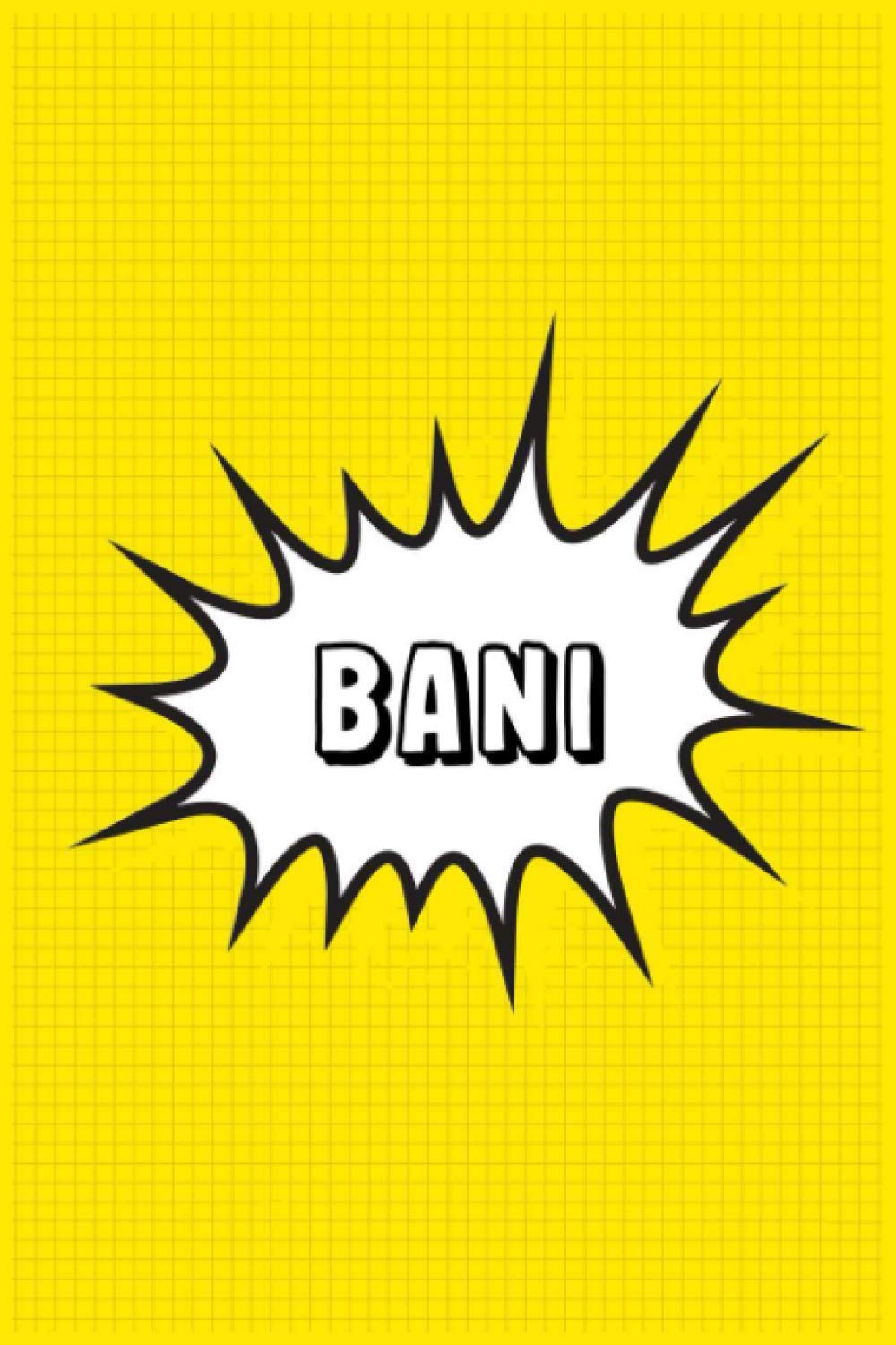 Bani: Personalized Name Bani Notebook, Gift for Bani, Diary Gift Idea