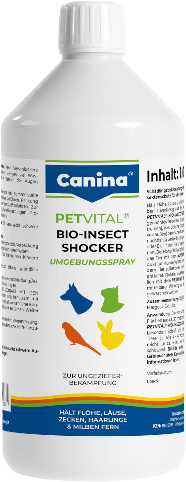 PETVITAL Bio-Insect-Shocker 1000 ml (Nachfüllflasche)