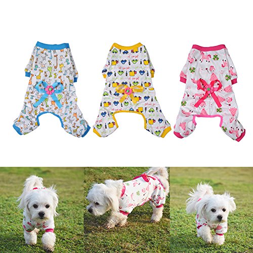 S Widen Electric Widen Pet Dog Clothes Pajamas Coat Jumpsuit,3Color 4 Sizes #TOP1