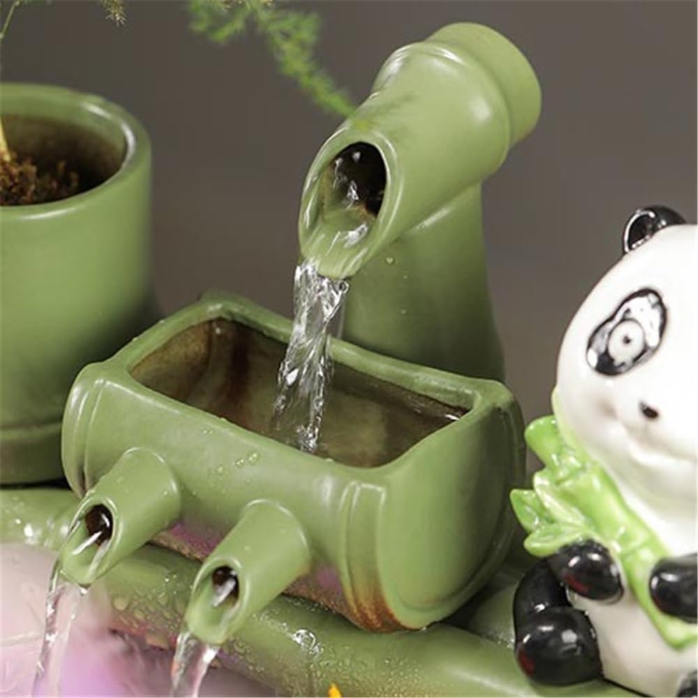 屋内噴水 卓上噴水、循環水風景、ホームオフィスの装飾リラクゼーション 卓上噴水