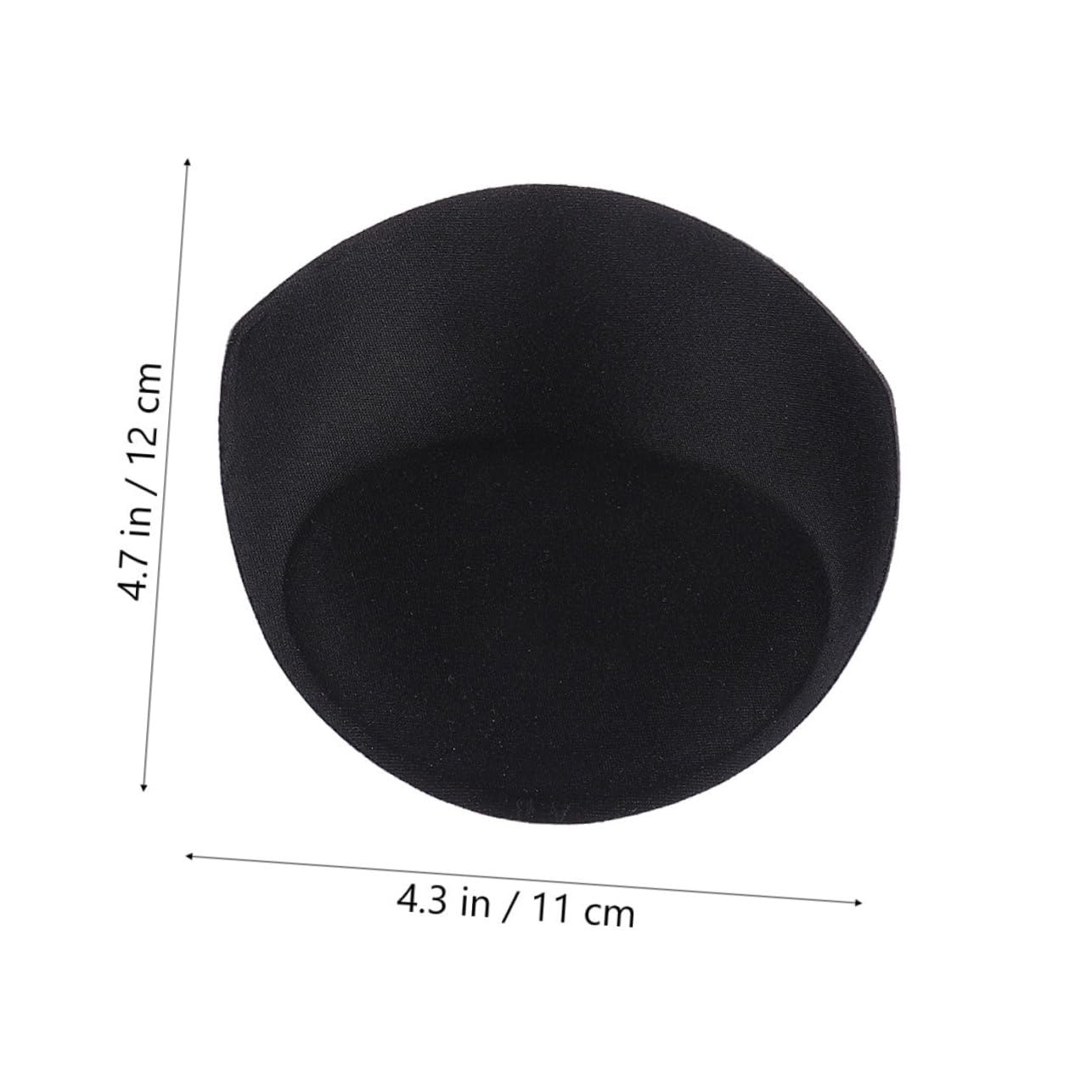 VANZACK Almohadillas de Esponja Semicirculares Transpirables y Push Up para Sujetador, 6 Pares Ideales para Sujetador Deportivo y Trajes de Baño