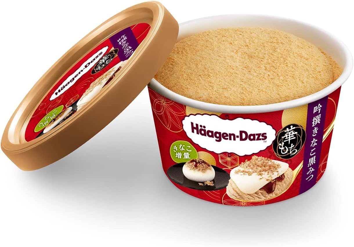Amazon.co.jp: ハーゲンダッツ ミニカップ 華もち 吟撰きなこ黒みつ