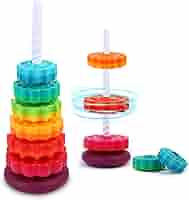 Amazon.com: LMTNNB Spinning Stacking Toys - Rainbow Tower
