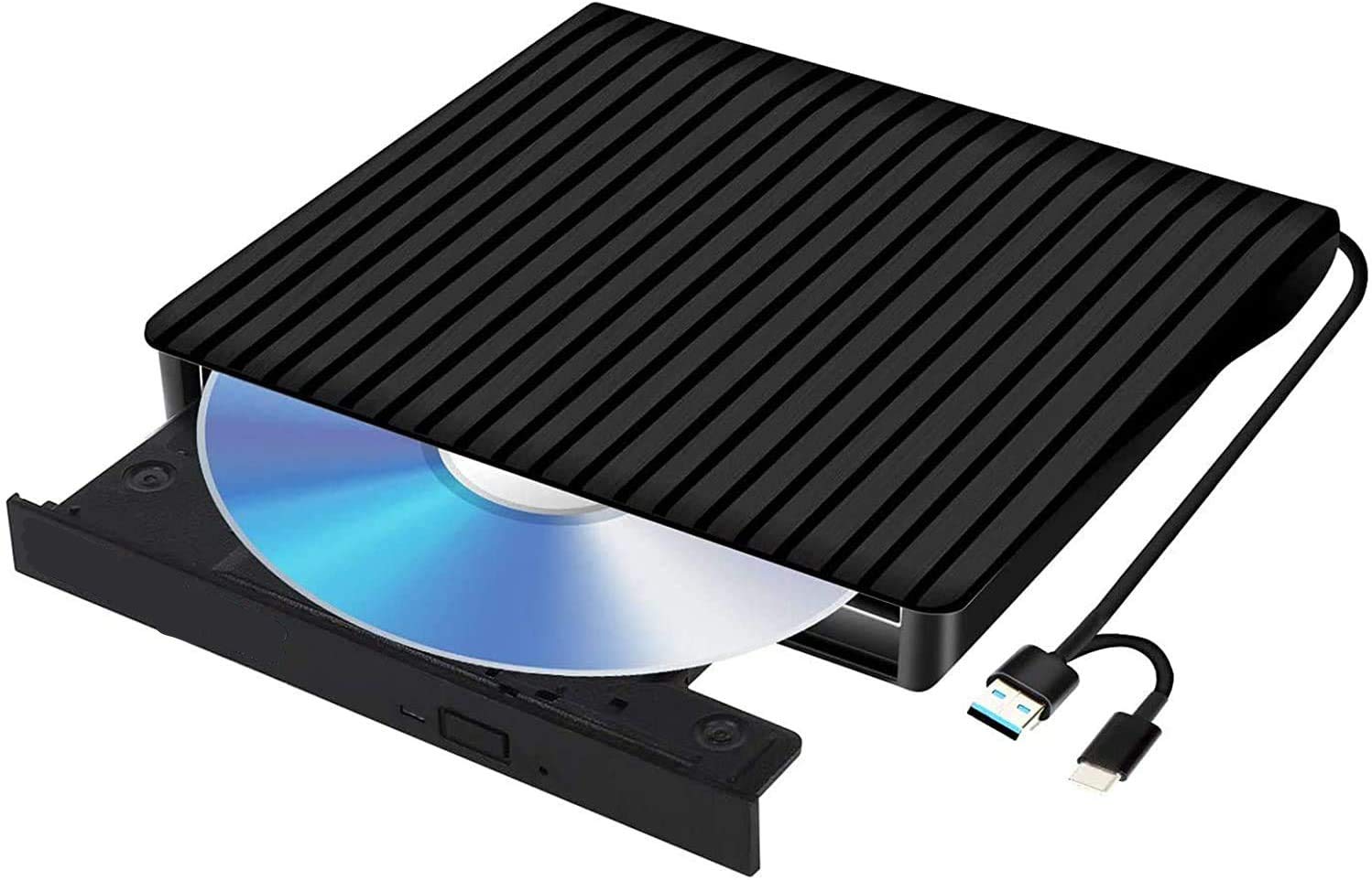 Buy External CD DVD Drive USB 3.0 and TypeC Portable CD/DVD Player for