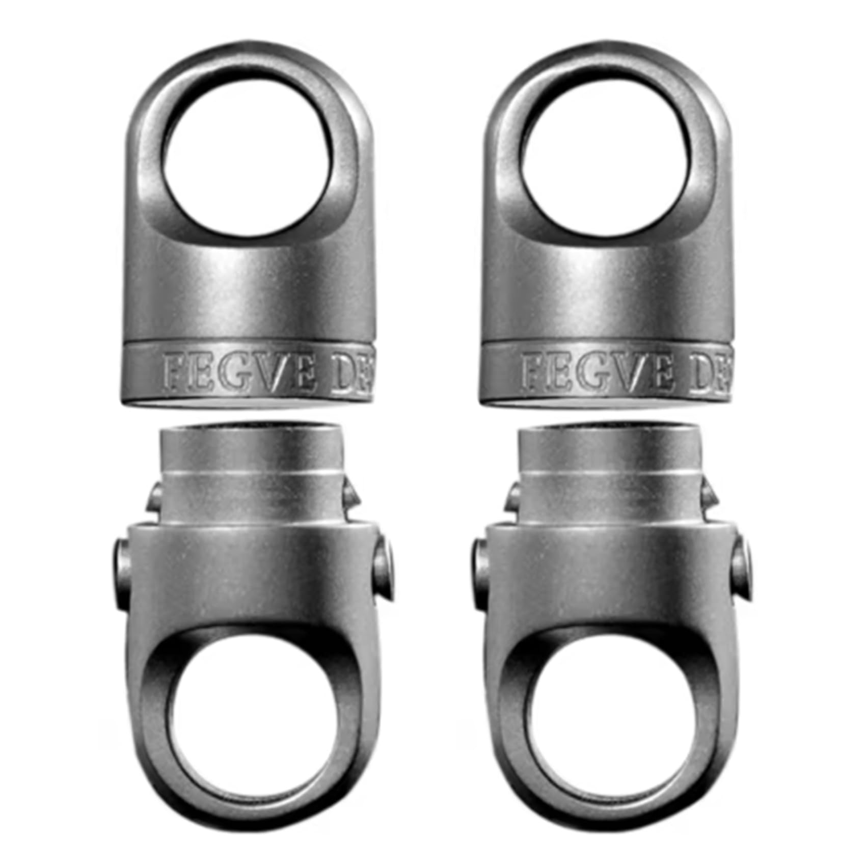 Porte-clés magnétique en titane pour homme, l'idée cadeau parfaite avec boucle push-pull