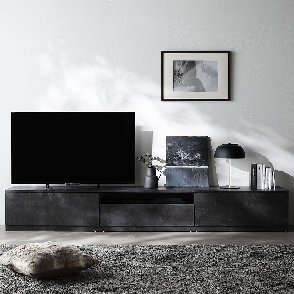 ※19日迄※ テレビ台 ストーングレー 最大77インチ対応 テレビ台 テレビボード 収納 おしゃれ ローボード 180cm